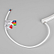 Светодиодная лента герметичная Arlight MOONLIGHT-PRO-SIDE-X360-12x17mm 24V RGB (12 W/m, IP67, 10m, wire x2) (Вывод боковой) 055317