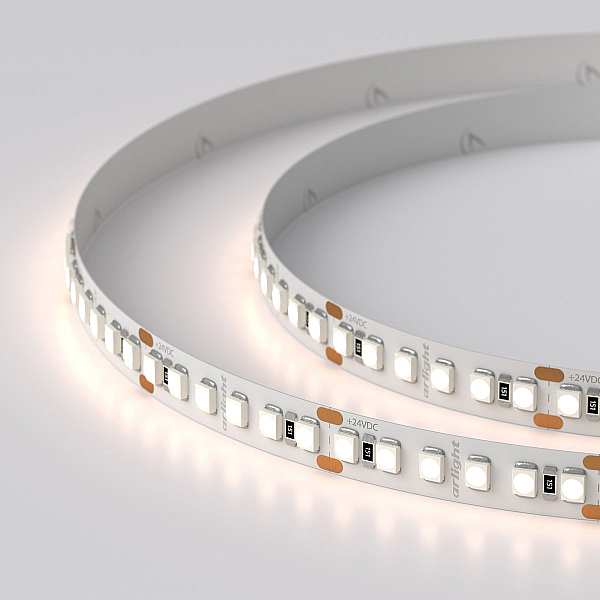 Светодиодная лента Arlight UL-A180-8mm 24V Warm2700 (14.4 W/m, IP20, 5m) 017419(2)