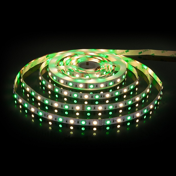 Светодиодная лента Elektrostandard 24V 14,4W 60Led 5050+5050 IP20 MIX RGB/дневной белый, 5м 4690389172267
