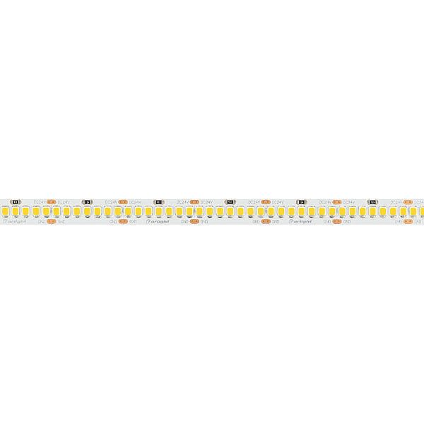 Светодиодная лента Arlight RT-A280-8mm 24V Warm2700 (10 W/m, IP20, 5m) 045565
