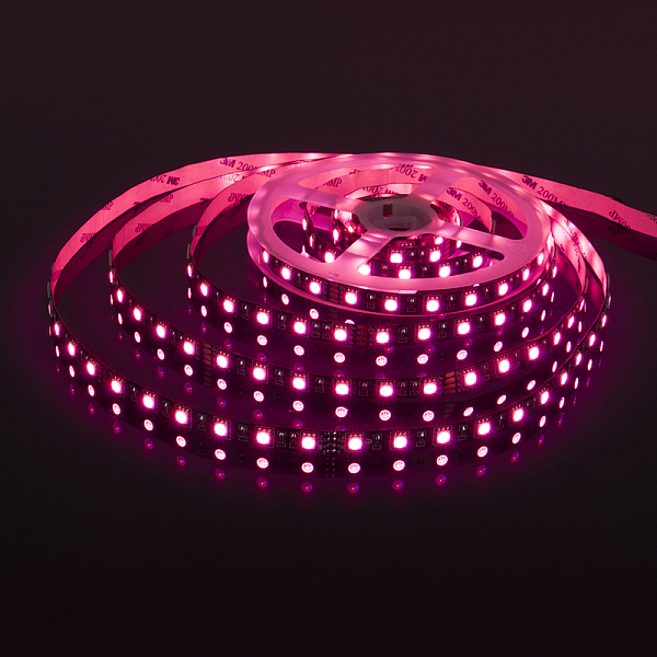 Светодиодная лента Elektrostandard 24V 14,4W 60Led 5050 IP20 RGB, Black, 5м 4690389172137