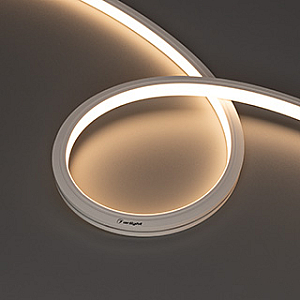 Светодиодная лента герметичная Arlight MOONLIGHT-PRO-TOP-X320-13x12mm 48V Warm3000 (9.6 W/m, IP67, 30m, wire x2) (Вывод боковой) 061055