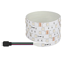 Светодиодная лента Эра 12В 2835 7,2Вт/м RGB 5м IP20 LS5050-7,2-30-12-RGB-IP20-1 year-5m Б0035602