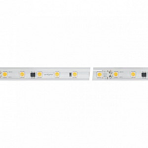 Светодиодная влагозащищенная лента Arlight 8W/m 54LED/m 5060SMD теплый белый 50M 027059(2)