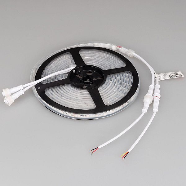 Светодиодная герметичная лента Arlight SPI-PS-A120-12mm 24V RGB-PX6-BPT (23 W/m, IP67, 2835, 5m) 049452