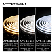 Светодиодная лента Apeyron 14,4W/m 240LED/m 2835SMD теплый белый 5M 00-503
