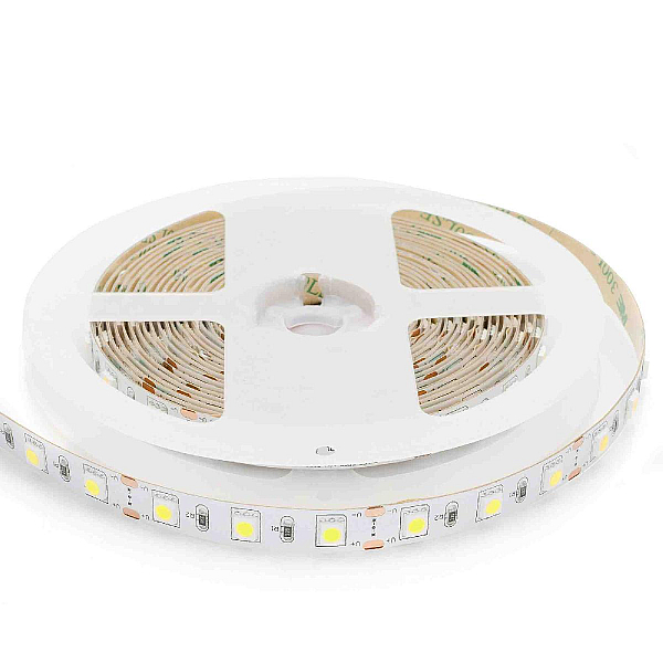 Светодиодная лента Apeyron 24В ПРО 14,4Вт/м smd5050 60д/м IP20 1100Лм/м 5м 6500К 00-309