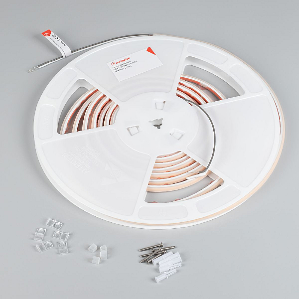 Светодиодная лента герметичная Arlight COB-PSW-X480-6mm 24V Day4000 (8 W/m, IP67, 5m) 047890