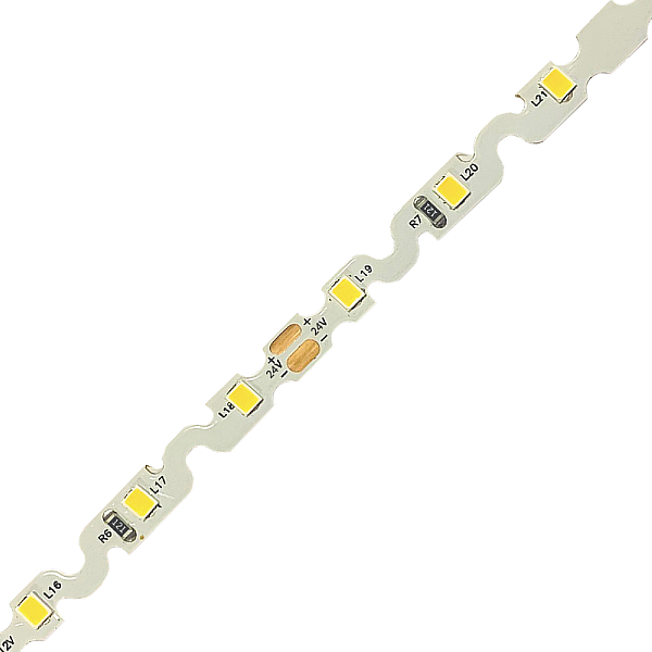 Светодиодная лента Apeyron 24В 8Вт/м smd2835 60д/м IP20 700Лм/м 5м 4000К 00-350