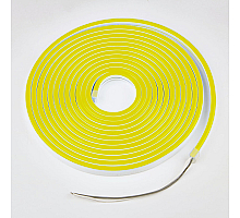 Светодиодная лента Uniel ULS-N11-2835-120LED/m-8mm-IP67-DC24V-10W/m-15M-YELLOW катушка в герметичной упаковке