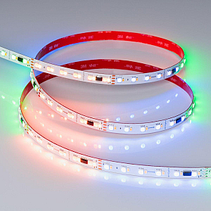 Светодиодная лента Arlight SPI-BA120-12mm 24V RGBW-White-PX6-BPT (16 W/m, IP20, 5060/2835, 5m) 040622