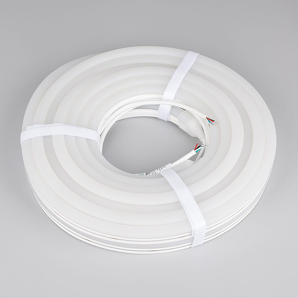 Светодиодная лента герметичная Arlight MOONLIGHT-PRO-SIDE-X336-12x24mm 24V RGBW-Day (12 W/m, IP68, 10m, wire x2) (Вывод прямой) 055329