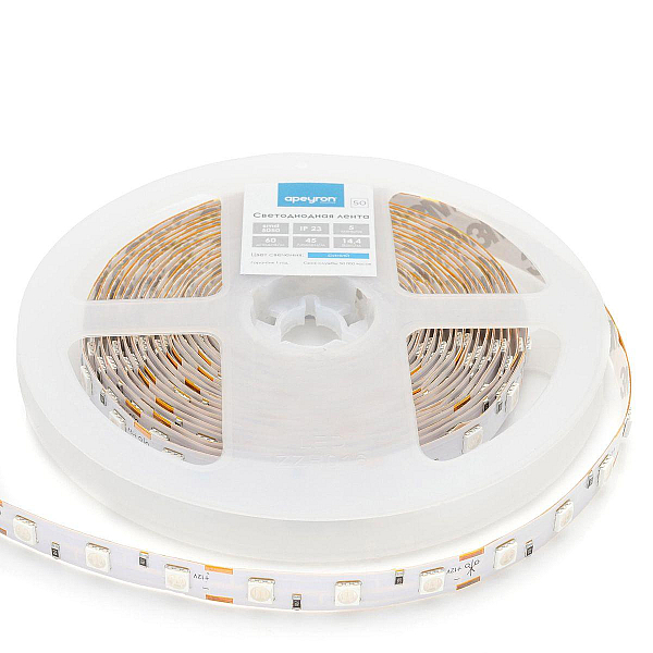 Светодиодная лента Apeyron 14,4W/m 60LED/m 5050SMD красный 5M 00-48