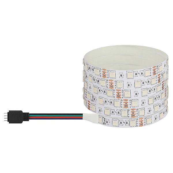 Светодиодная лента Эра 12В 5050 14,4Вт/м RGB 50м IP20 LS5050-14,4-60-12-RGB-IP20-1 year-50m Б0059928