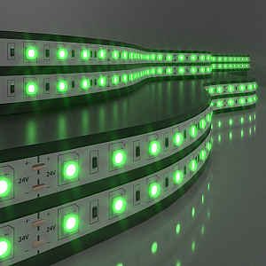 Светодиодная лента Elektrostandard 24V 14,4W 60Led 5050 IP20 зеленый, 5м 4690389167683