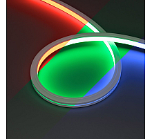 Светодиодная лента герметичная Arlight MOONLIGHT-PRO-TOP-X360-16x16mm 24V RGB (12 W/m, IP67, 10m, wire x2) (Вывод боковой) 054975