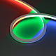 Светодиодная лента герметичная Arlight MOONLIGHT-PRO-TOP-X360-16x16mm 24V RGB (12 W/m, IP67, 10m, wire x2) (Вывод боковой) 054975