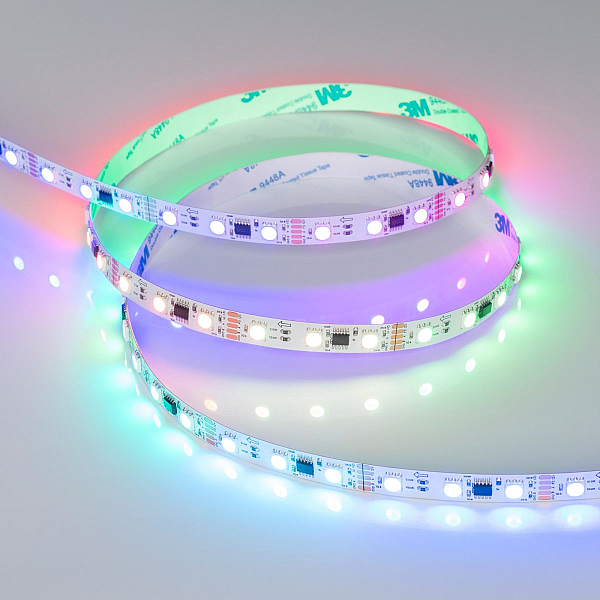 Светодиодная лента Arlight DMX-B60-10mm 12V RGB-PX3 (14 W/m, IP20, 5m)  039174(1)
