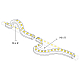 Грейзер Arlight THOR-3D-A24-25x27mm 24V Day4000 (24 W/m, IP65, 1m, wire x2) 047137