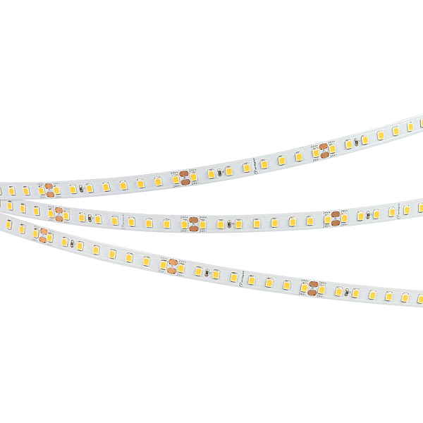 Светодиодная лента Arlight RT-A128-8mm 24V Day5000 (10 W/m, IP20, 5m) (высок.эфф.150 лм/Вт) 038756(1)