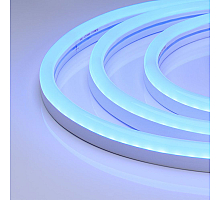 Светодиодная герметичная лента Arlight WAVE-SIDE-A120-12x25mm 230V Blue (12 W/m, IP67, 50m, wire x2) 051946