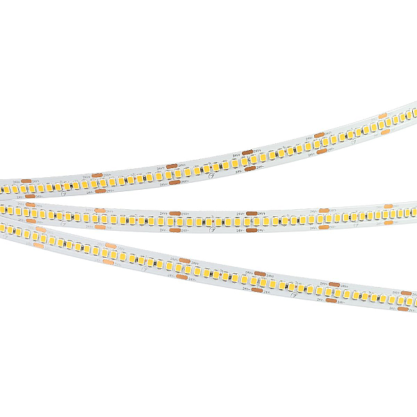 Светодиодная лента Arlight RT-A240-10mm 24V Warm2400 (22 W/m, IP20, 2835, 5m) 055992