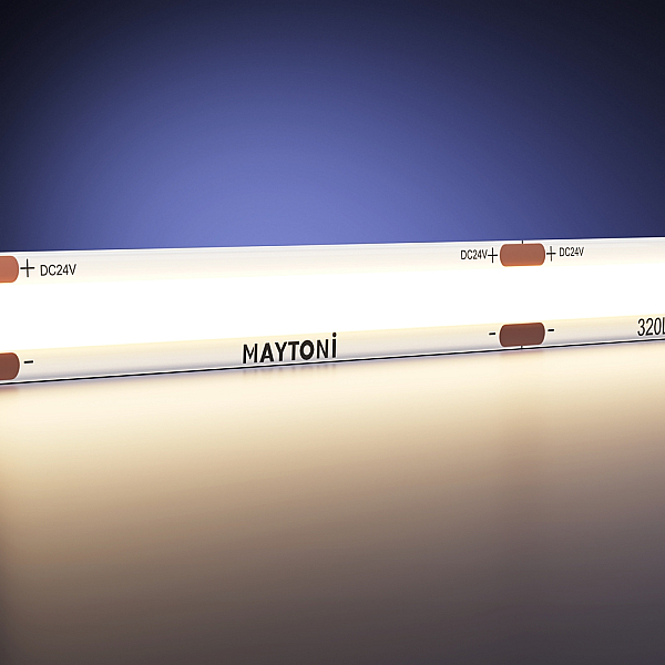 Светодиодная лента Maytoni 8W/m 320LED/m COB теплый белый 5M 201071