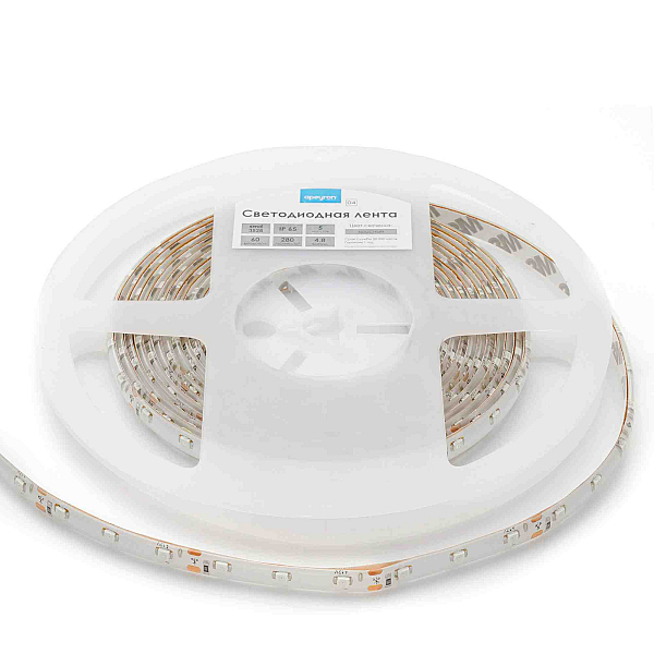 Светодиодная лента Apeyron 12В СТ 4,8Вт/м smd3528, 60д/м IP65 5м зеленая 00-07