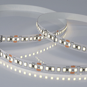 Светодиодная лента Uniel ULS-2835-168LED/m-10mm-IP20-DC24V-14W/m-5M-4000K катушка в герметичной упаковке