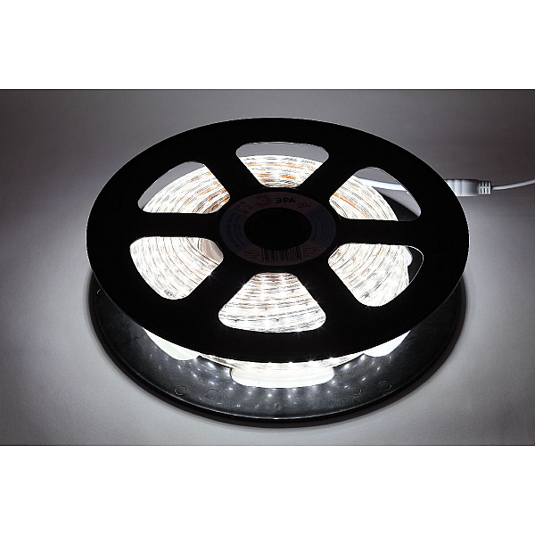 Светодиодная влагозащищенная лента ЭРА 4,8W/m 60LED/m 5050SMD 6500K 20M LS2835-4,8-60-220-6500К-IP67-20m Б0043095