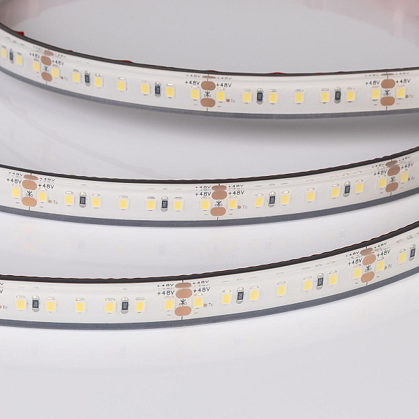 Светодиодная лента герметичная Arlight RTW-PFS-A140-12mm 48V Warm2700 (12 W/m, IP68, 20m) 057302