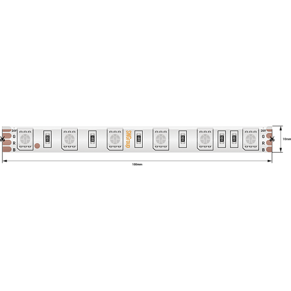 Светодиодная лента SWG SWG560-24-14.4-RGB-65-M 009273