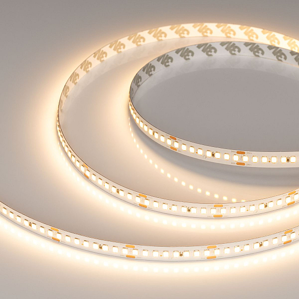 Светодиодная лента Arlight RT-A192-10mm 24V Warm2700 (17.6 W/m, IP20, 5m) (высок.эфф.150 лм/Вт) 038776(1)