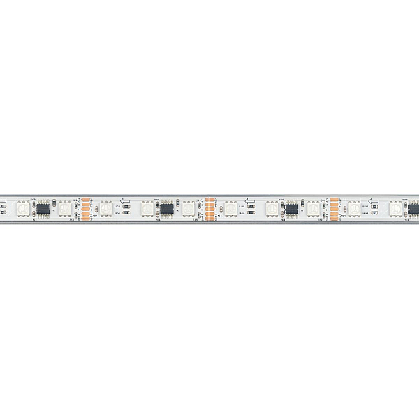 Светодиодная лента герметичная Arlight 14W/m 60LED/m 5060SMD разноцветный 5М DMX-PS-B60-12mm 12V 039605
