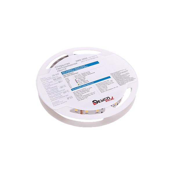 Светодиодная лента DesignLed DSG5120-24-RGB+W-33 000514