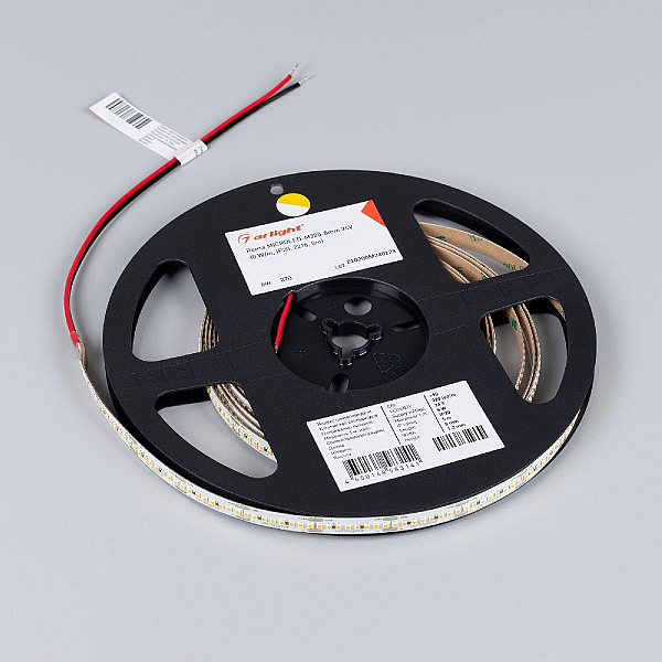 Светодиодная лента Arlight MICROLED-M320-8mm 24V Warm2700 (8 W/m, IP20, 2216, 5m) 047866