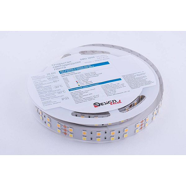 Светодиодная лента DesignLed DSG5120-24-W+WW-33 000515