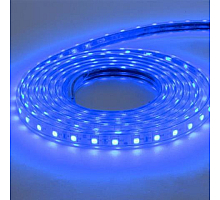 Светодиодная влагозащищенная лента Horoz 6W/m 60LED/m 5050SMD синий 50M 081-004-0001 (HL543L) HRZ00001188