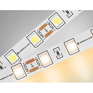 Светодиодная лента Ambrella Light LED Strip 12В 5050 14,4Вт/м 3000K 5м IP20 GS2001