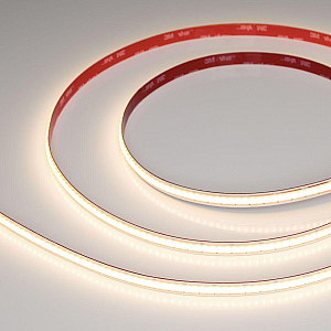 Светодиодная лента Arlight COB-X480-10mm 24V Warm3000 (10 W/m, IP20, 5m, FreeCut) 044196