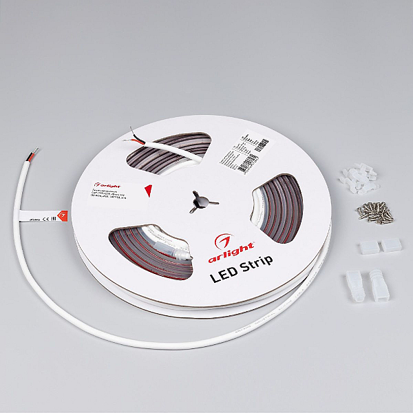 Светодиодная лента герметичная Arlight CSP-PFS-X320-10mm 24V Day4000 (10 W/m, IP68, TWP100, 5m) 045051