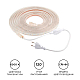 Светодиодная влагозащищенная лента Apeyron 4,8W/m 60LED/m 3528SMD холодный белый 5M 10-04