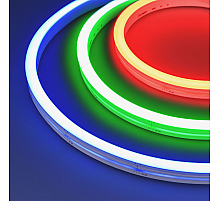 Светодиодная герметичная лента Arlight WAVE-SIDE-PU-H120-06x12mm 24V RGB (8 W/m, IP68, 1m, wire x1) 052594