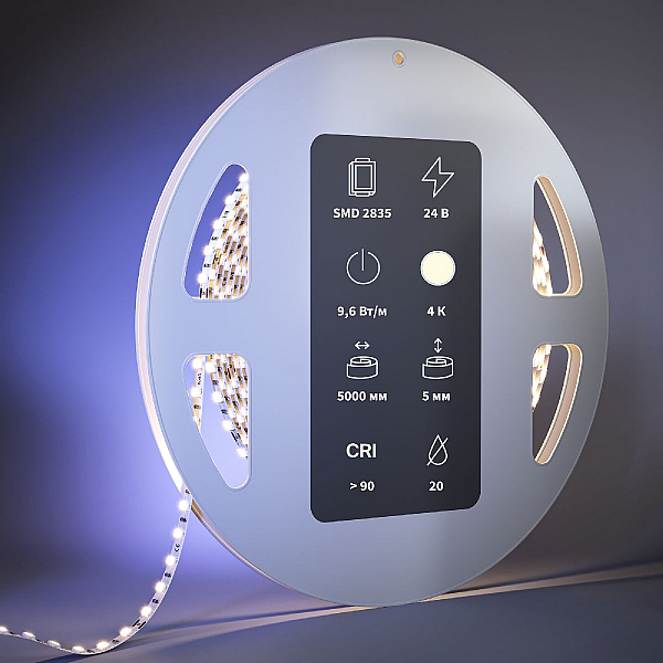 Светодиодная лента Maytoni 9,6W/m 120LED/m 2835SMD дневной белый 5M 201110