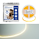 Светодиодная COB лента Feron LS630, 400SMD(2110)/ 7Вт/м 12V 5000*3*1.8мм 4000K, IP20 48948
