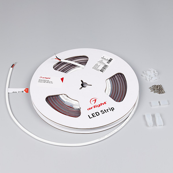 Светодиодная лента Arlight герметичная CSP-PFS-X320-10mm 24V Warm2400 (10 W/m, IP68, TWP100, 5m) 060277