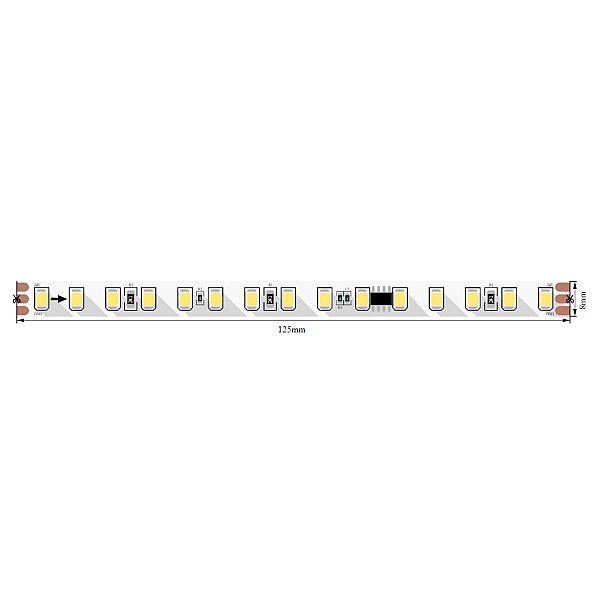 Светодиодная лента SWG Standard 24В 2835 11Вт/м 2700-3200K 5м IP20 SWG2120-24-11-WW-SPI-M 024292