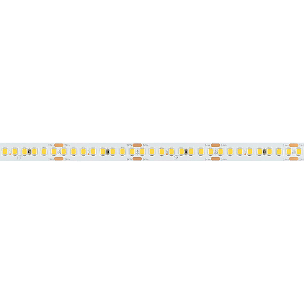 Светодиодная лента Arlight RT-A192-10mm 24V Warm3000 (17.6 W/m, IP20, 5m) (высок.эфф.150 лм/Вт) 038775(1)