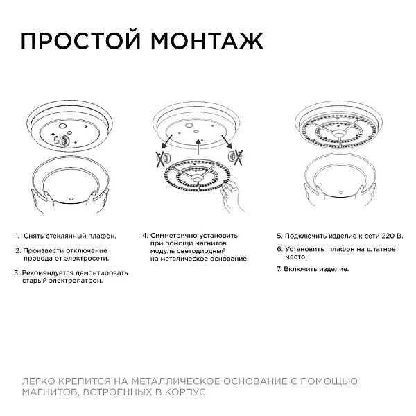 Светодиодный модуль со встроенным драйвером Apeyron 185-265В 72Вт 5400 лм 4000K 02-28
