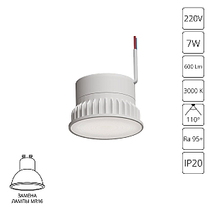 Светодиодный модуль Arte Lamp Ore A23070-3K